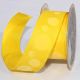 Fine Wired Taffeta Polka Dots 1 1/2 Inch 27 Yards Yellow