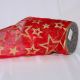 Wire Edge Sheer Super Stars 6 Inch 20 Yards Red