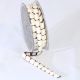 Woven Edge Chenille Blocks 3/8 inch 10 yards Ivory
