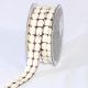Woven Edge Chenille Blocks 7/8 inch 10 yards Ivory