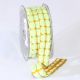 Woven Edge Chenille Blocks 7/8 inch 10 yards Light Green