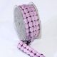 Woven Edge Chenille Blocks 7/8 inch 10 yards Purple