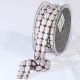 Woven Edge Chenille Blocks 7/8 inch 10 yards Grey