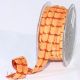 Woven Edge Chenille Blocks 7/8 inch 10 yards Orange