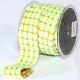 Woven Edge Chenille Blocks 1 5/8 inch 10 yards Light Green