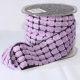 Woven Edge Chenille Blocks 1 5/8 inch 10 yards Purple