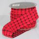 Woven Edge Chenille Blocks 1 5/8 inch 10 yards Red