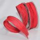 Wire Edge Silky 1 in 22 yd Red