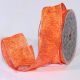 Wire Edge Silky 1.5 in 22 yd Orange