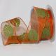 Wire Edge Rubber Tree 1.5 in 22 yd Orange