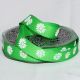 Woven Edge Grosgrain Flowers 5/8in 22yd Lt Green