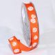 Woven Edge Grosgrain Flowers 5/8 in 22 yd Orange