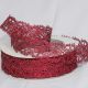 Metallic Lace 1.375 inch x 20 yards Wine