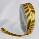 Yellow Black Stripe Satin 5/8 inch 27 yards