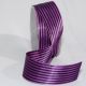 Purple Black Stripe Satin  1.5 inch 27 yards