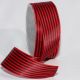 Red Black Stripe Satin  1.5 inch 27 yards