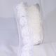 Sheer Wired White Roses  2 inch  11 yards