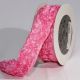 Wire Edge Mini Flowers 1 7/8 inch 11 yards Pink