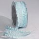 Woven Edge Ruffle 1.5 inch 15 yards Blue