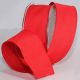 Wire Edge Fine Taffeta 1.5 inch 25 yards Red