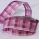 Wire Edge Color Plaid 1.5 inch 25 yards Purple