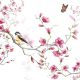 Bird & Blossom White Design