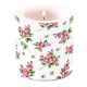 Evelyn White Candle Small
