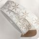 Printed Satin Snow Crystals Ribbon Pearl/White 1 inch by 18 yards