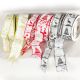 French Wire Edge Holiday Print Ribbon