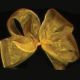 Plain Organdy Ribbon 3 Inch 55 Yards Gold