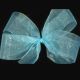 Plain Organdy Ribbon 1 Inch 55 Yards Light Blue