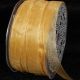 Narrow Organdy Ribbon 1/4 Inch 100 Yards Gold Dijon