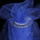 Designer Glitter Tulle 6 inch 55 yards Sapphire