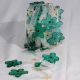 Organdy with Flowers Happy 70's 1/2 Inch 11 Yards Blue Flowers