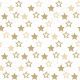 Stars All Over Gold Lunch Napkin