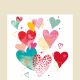 With Love White Cocktail Napkin