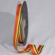 Striped Woven Grosgrain 7/8 In 55 Yard Orange/black/yellow