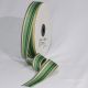 Striped Woven Grosgrain 1 Inch 55 Yard Green/gray/lime