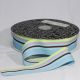 Striped Woven Grosgrain 1.5 In 55 Yard Blue/chocolate/lime/lavender