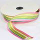 Striped Woven Grosgrain 1.5 In 55 Yard Pink/green/blue