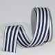 French Wired Stripes 1.6 Inch 27 Yards  Navy