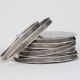 French Wired Taffeta Ribbon 3/8 Inch 54 Yards Silver Grey