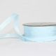 French Wired Taffeta Ribbon 3/8 Inch 54 Yards Soft Blue