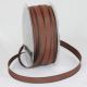 French Wired Taffeta Ribbon 3/8 Inch 54 Yards Chocolate