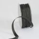 French Wired Taffeta Ribbon 3/8 Inch 54 Yards Black
