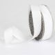 French Wired Taffeta Ribbon 1 Inch 27 Yards White