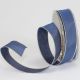 Silver Wired Taffeta Ribbon 1 Inch 27 Yards Navy Blue
