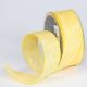 French Wired Taffeta Ribbon 1.5 Inch 27 Yards Lemon