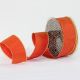 Gold Wired Taffeta Ribbon 1.5 Inch 27 Yards Copper