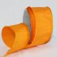 French Wired Taffeta Ribbon 2.5 Inch 27 Yards Orange